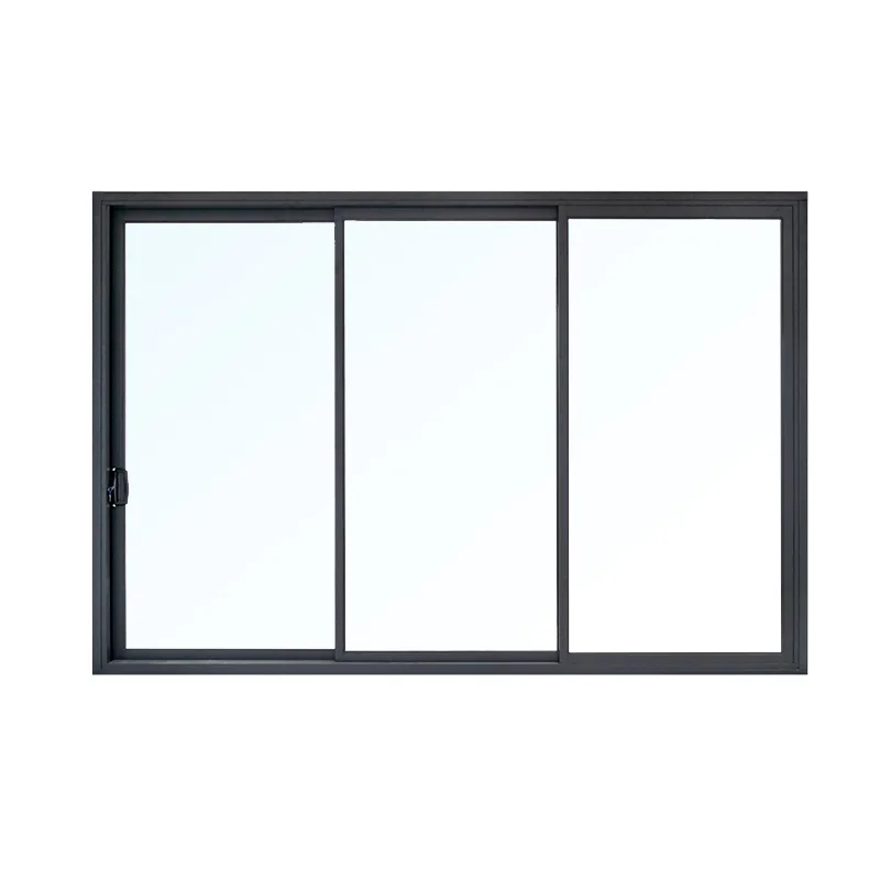 YY WINDOWS 150 hurricane impact aluminum sliding door closed front view