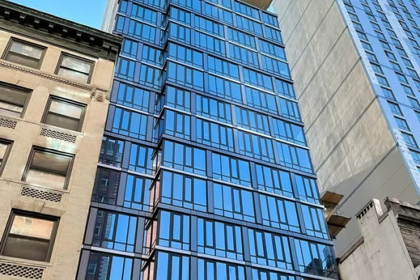 YY WINDOWS aluminum window and door systems at Aloft Hotel in Manhattan, New York