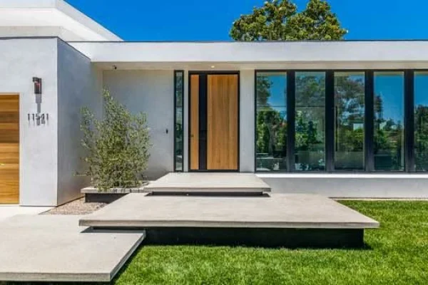 YY WINDOWS aluminum window and door systems at a luxury residence in North Hollywood, California