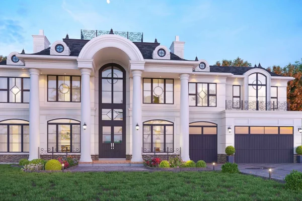 YY WINDOWS aluminum window and door systems at The Mississauga Residence in Ontario